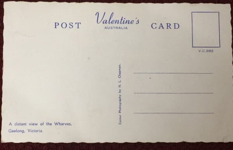 Vintage Geelong Postcard Fusspots at Inglewood