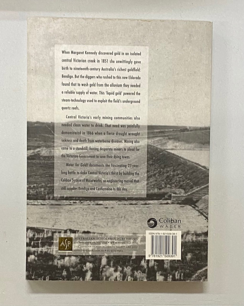 Water for Gold, The Fight To Quench Central Victoria's Goldfields, Geoffrey Russell SC 2009 - Image 6