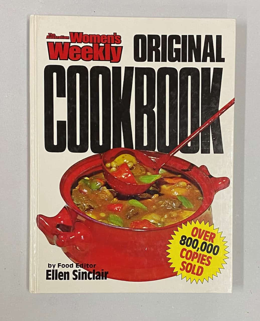 The Australian Women's Weekly Original Cookbook, 1990 reprint, HB