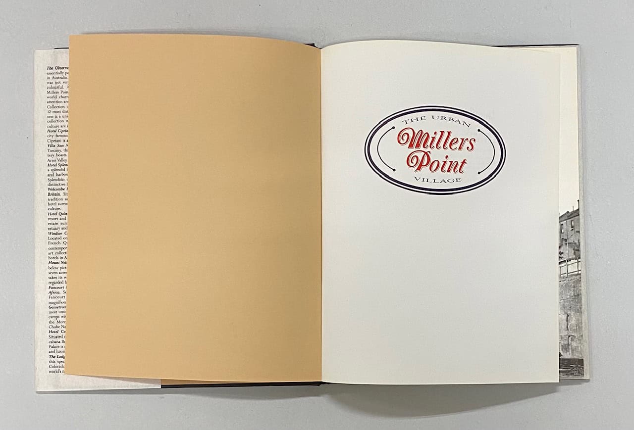 Millers Point: The Urban Village (Sydney History Series) 1991, HBDJ - Image 3